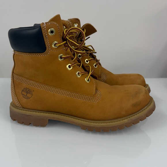 TIMBERLAND Shoes - Timberland 6 Inch Premium Waterproof Boots in the classic wheat nubuck color 8.5